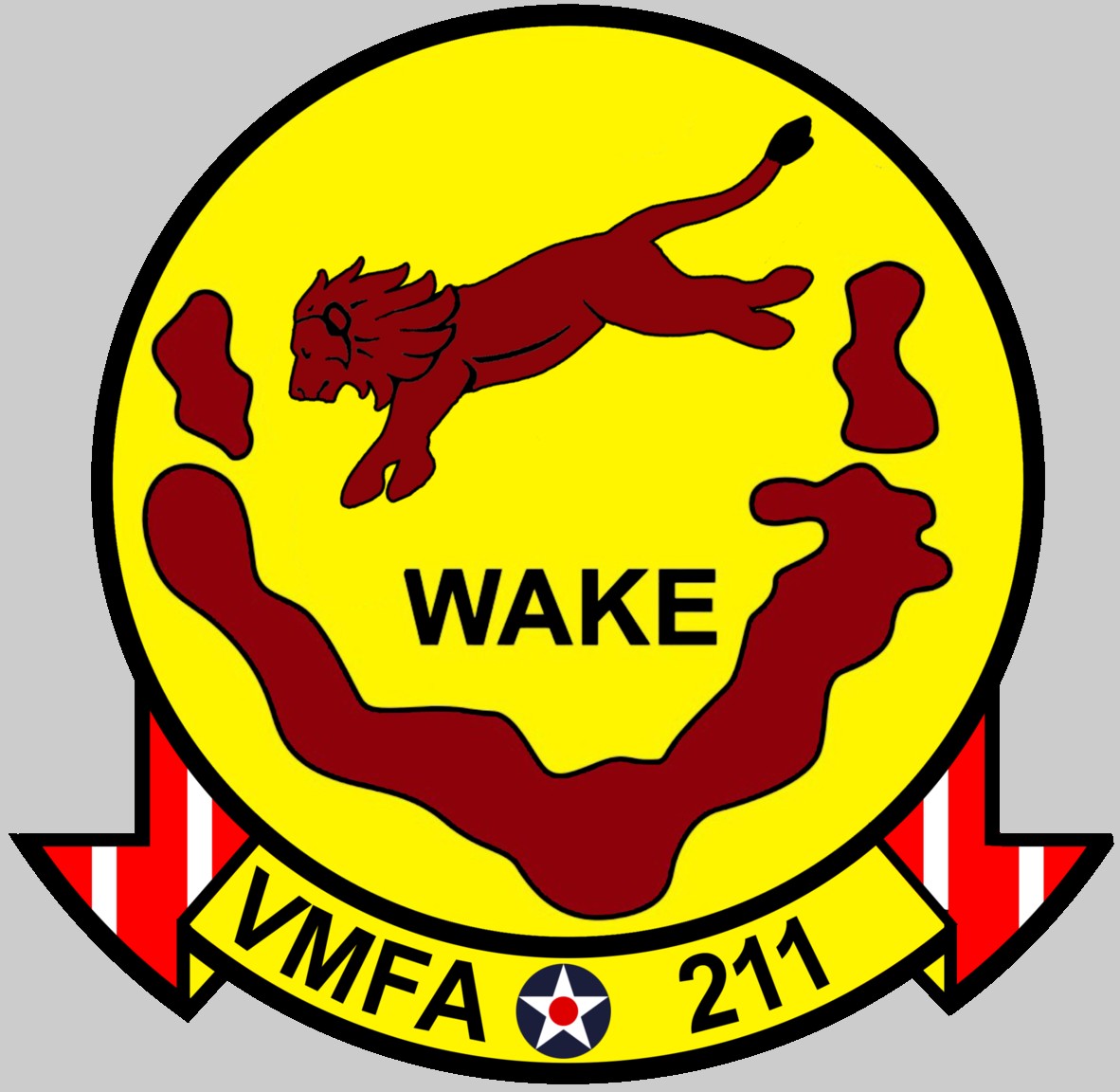 vmfa-211 wake island avengers insignia crest patch badge jsf marine fighter attack squadron usmc 02x