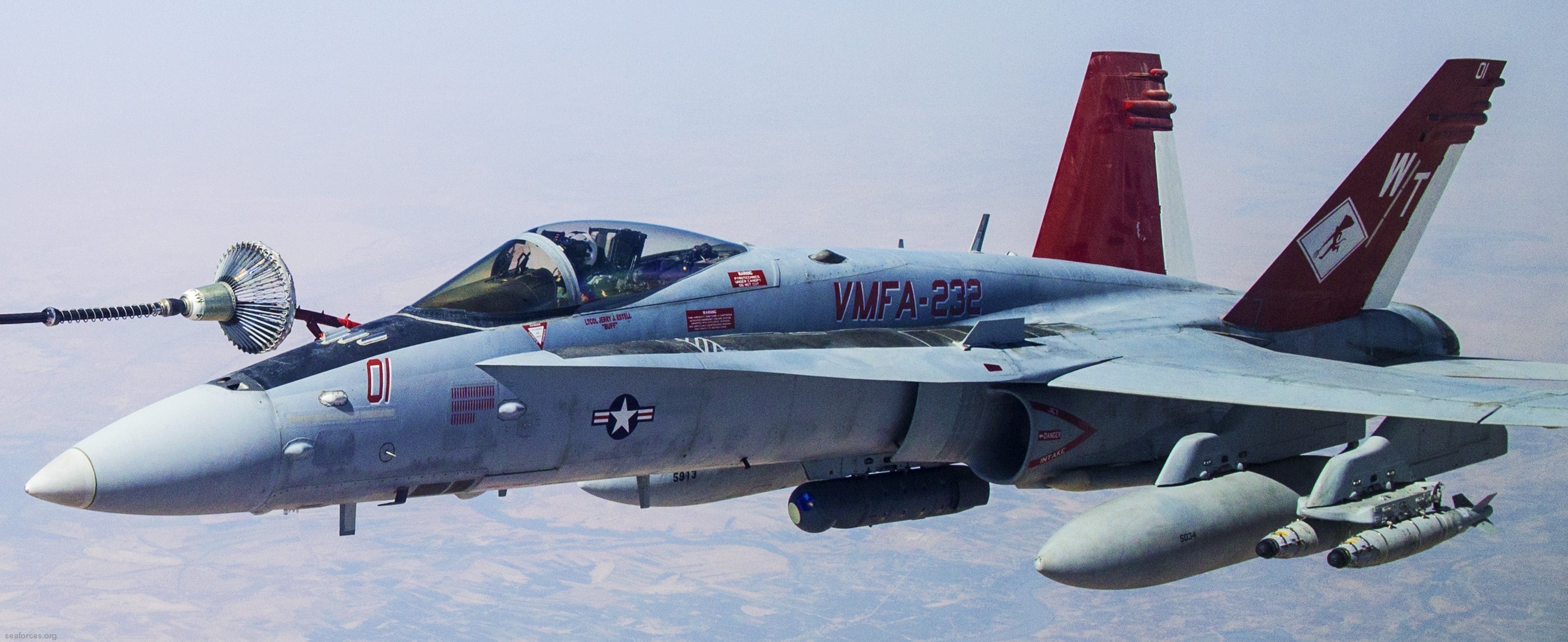 vmfa-232 red devils marine fighter attack squadron usmc f/a-18c hornet 119 iraq