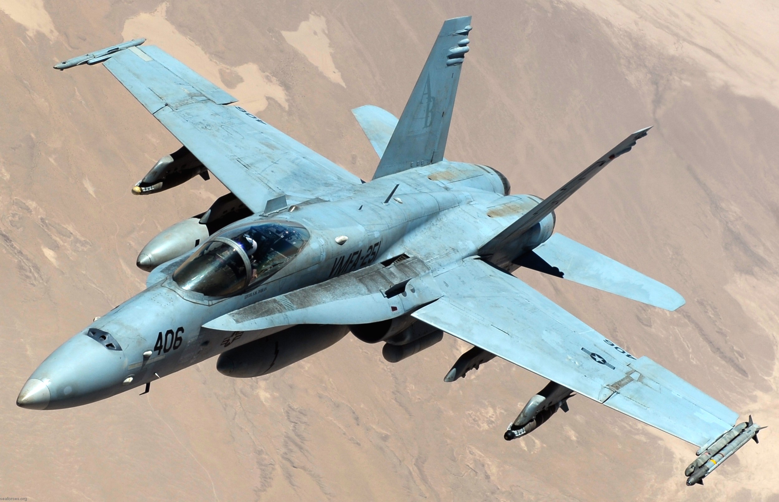 vmfa-251 thunderbolts marine fighter attack squadron f/a-18c hornet cvw-1 uss enterprise cvn-65 146 afghanistan