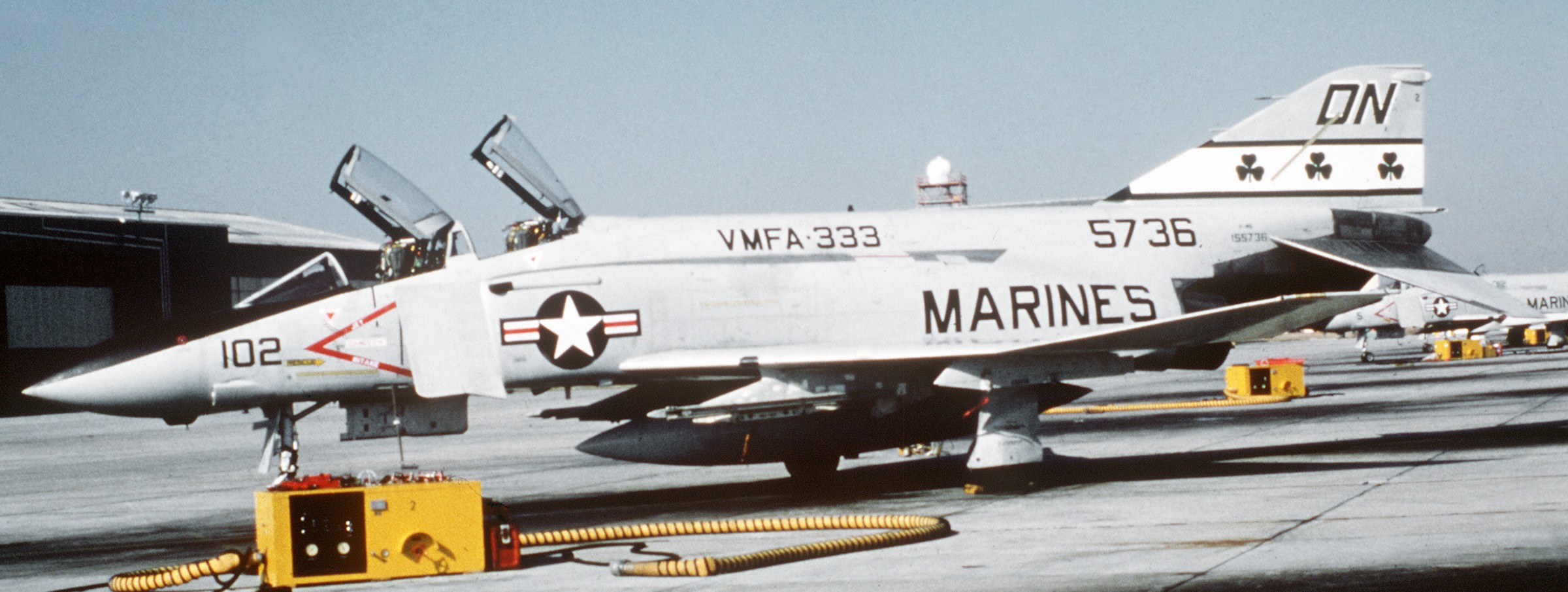 vmfa-333 fighting shamrocks marine fighter attack squadron usmc f-4s phantom ii mcas cherry point