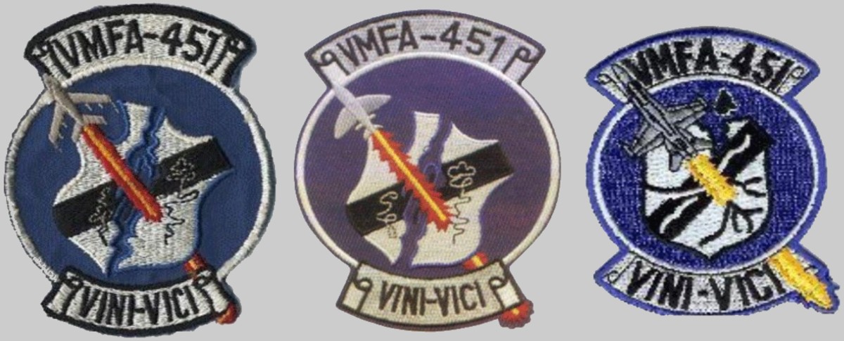 vmfa-451 warlords patch crest insignia badge marine fighter attack squadron usmc 03