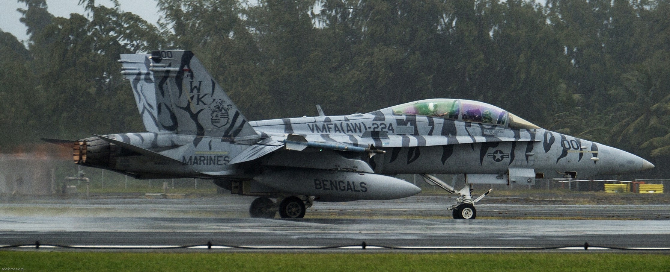 vmfa(aw)-224 bengals marine fighter attack squadron usmc f/a-18d hornet 22