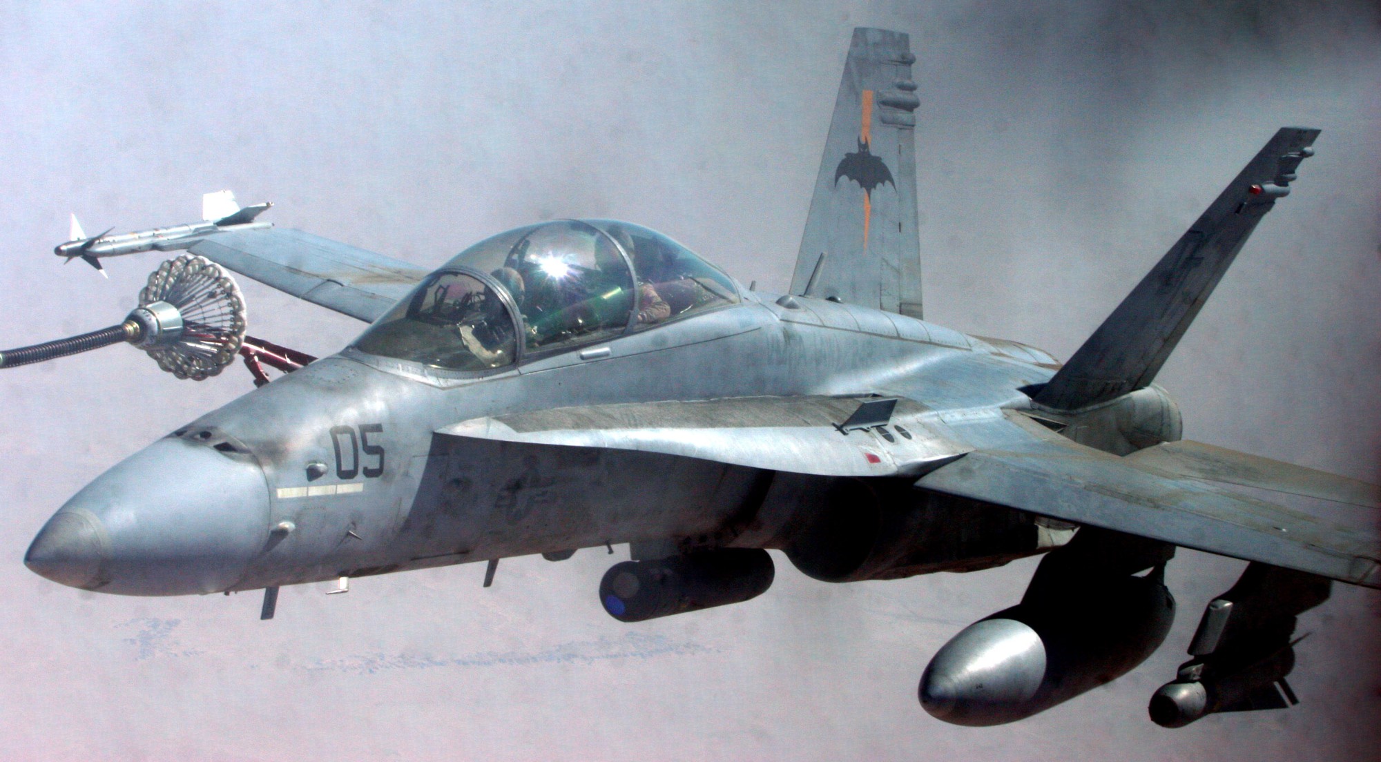 vmfa(aw)-242 bats marine all-weather fighter attack squadron usmc f/a-18d hornet 22 operation iraqi freedom