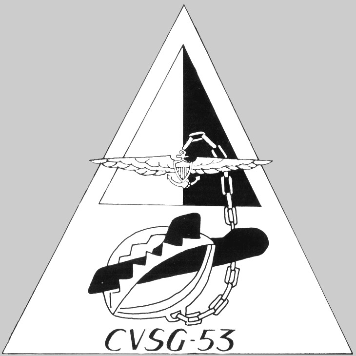 cvsg-53 insignia crest patch badge anti-submarine carrier air group us navy 02x