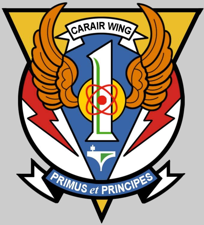 cvw-1 crest insignia patch badge carrier air wing us navy 02x