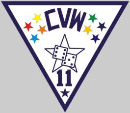 CVW-11 carrier air wing eleven patch crest insignia