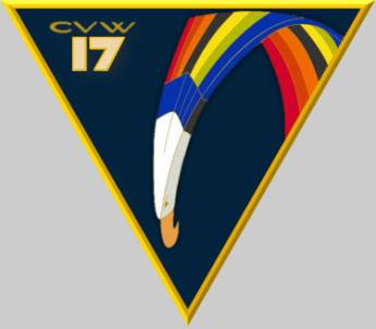 carrier air wing cvw-17 crest insignia patch badge