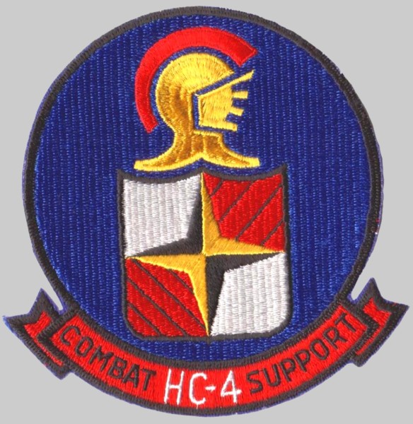 hc-4 invaders helicopter combat support squadron insignia crest