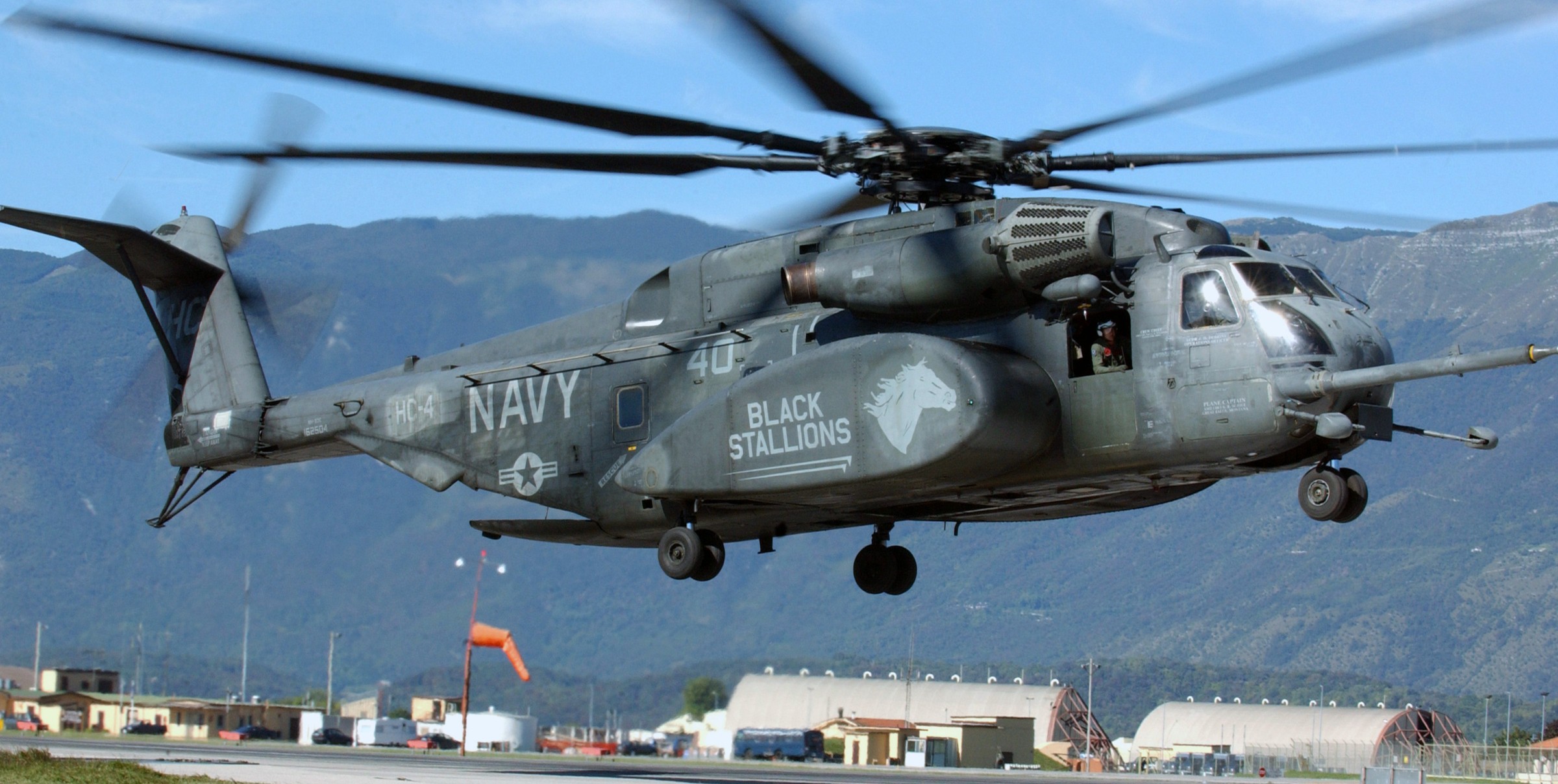 hc-4 black stallions helicopter combat support squadron navy ch-53 mh-53 48x