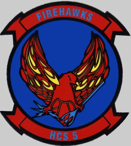 hcs-5 firehawks insignia crest patch badge helicopter combat support special squadron navy 04
