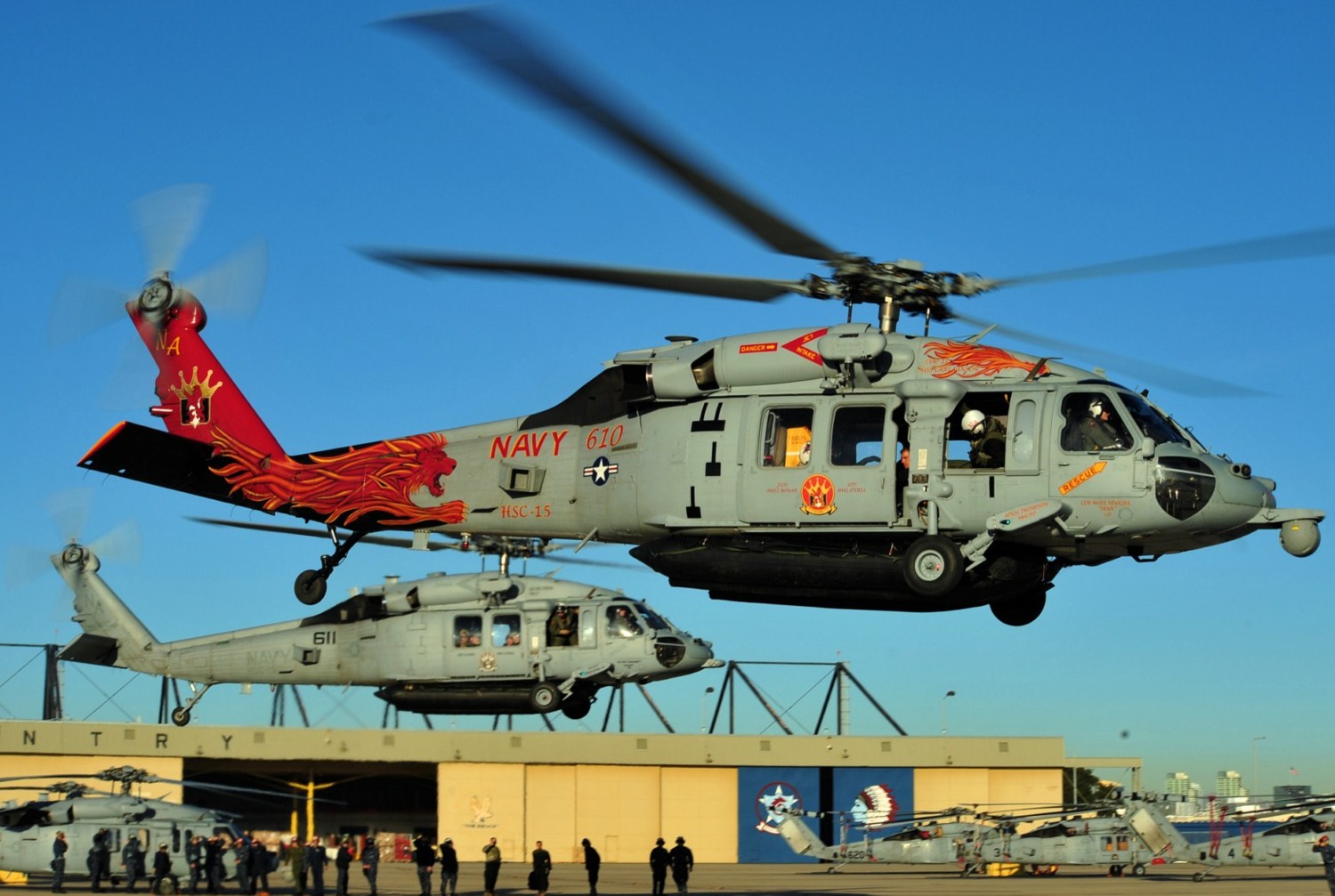 hsc-15 red lions helicopter sea combat squadron us navy mh-60s seahawk 03