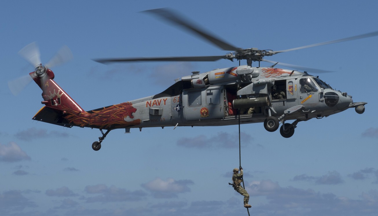 hsc-15 red lions helicopter sea combat squadron us navy mh-60s seahawk 96