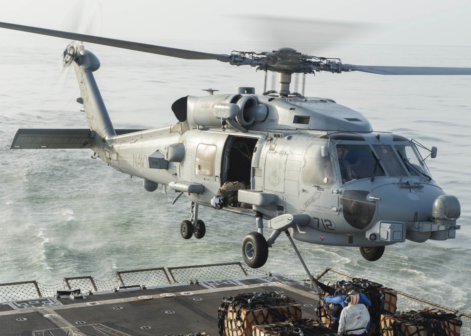 hsm-72 proud warriors helicopter maritime strike squadron mh-60r seahawk carrier air wing cvw-7 ddg-86 uss gonzalez 07