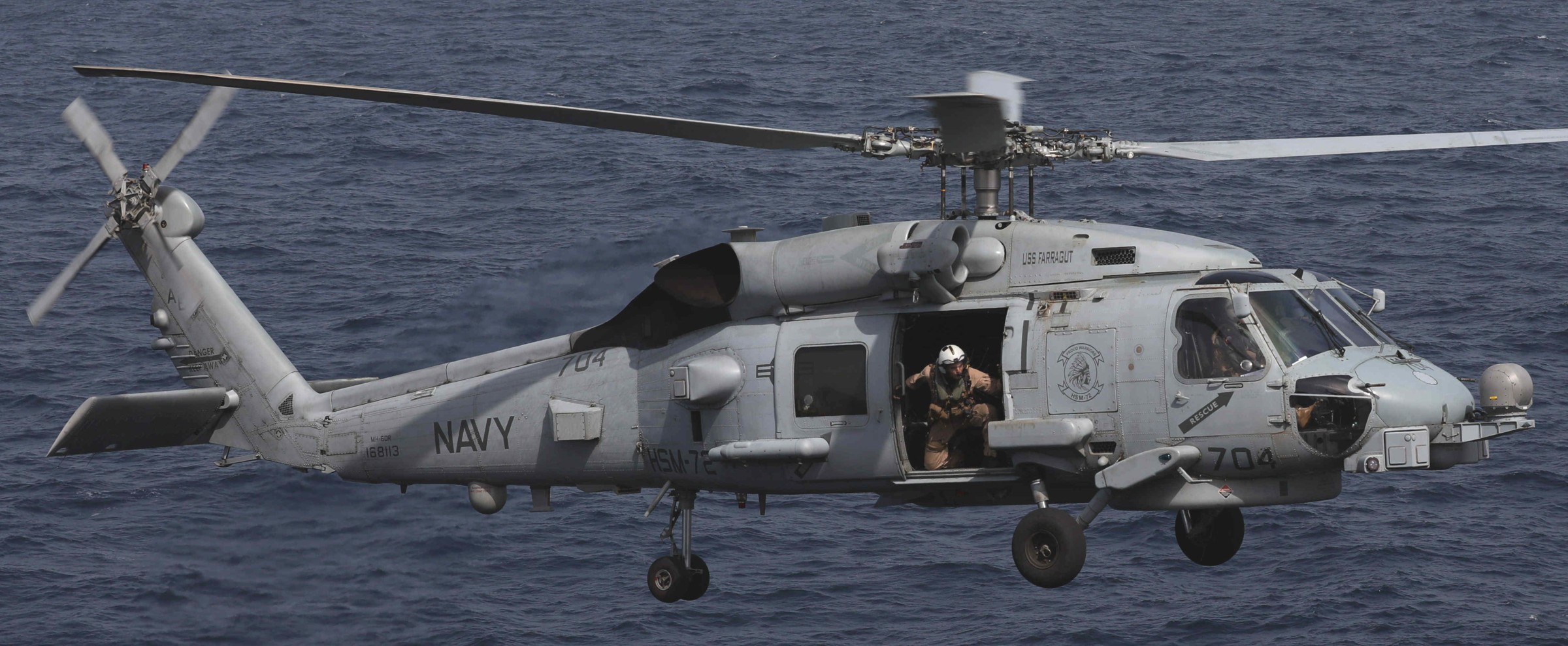 hsm-72 proud warriors helicopter maritime strike squadron mh-60r seahawk carrier air wing cvw-1 uss farragut ddg-99 2020