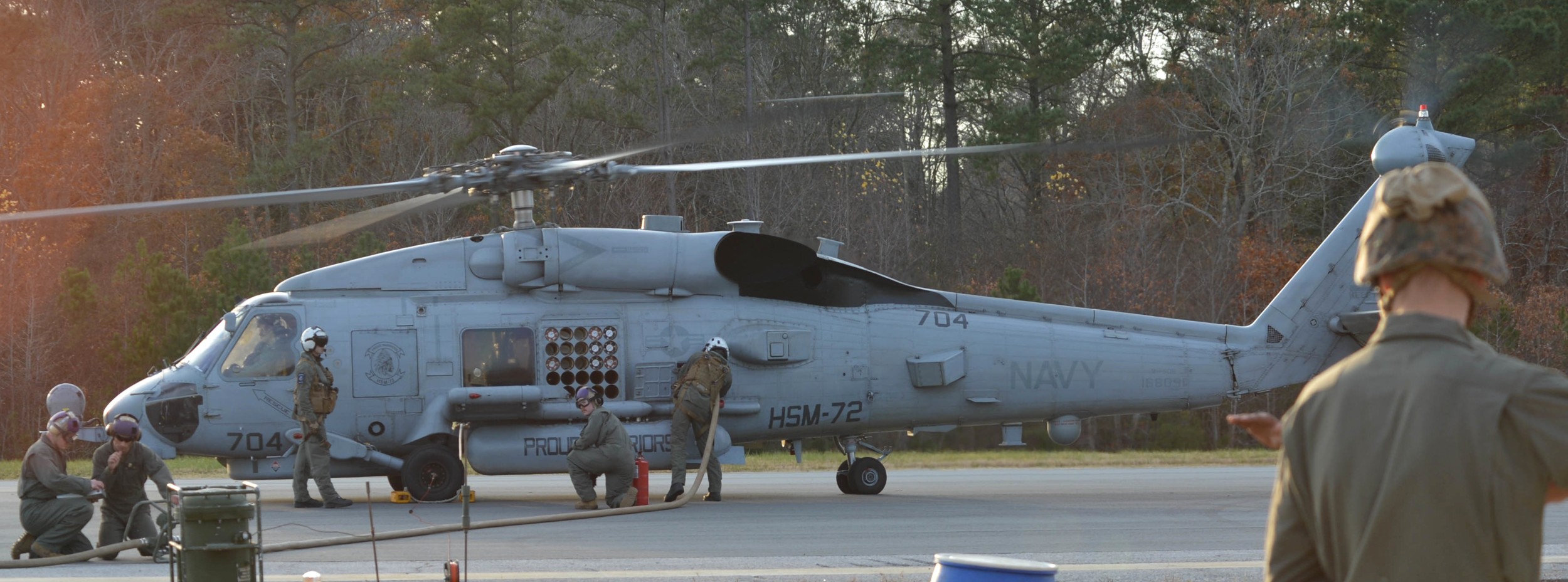 hsm-72 proud warriors helicopter maritime strike squadron mh-60r seahawk farp wallops island 56