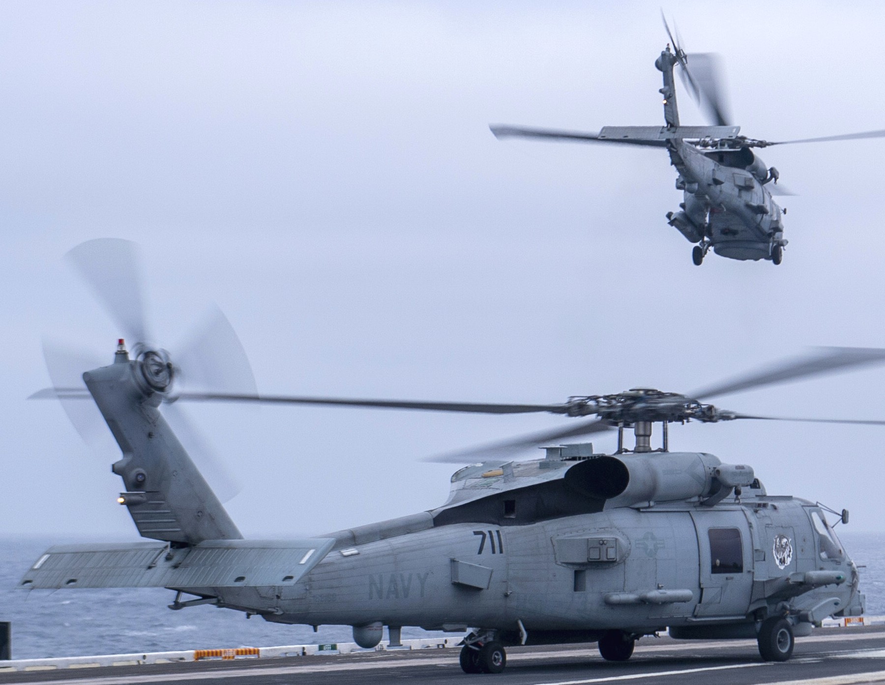 hsm-73 battlecats helicopter maritime strike squadron mh-60r seahawk cvw-17 cvn-68 uss nimitz 71