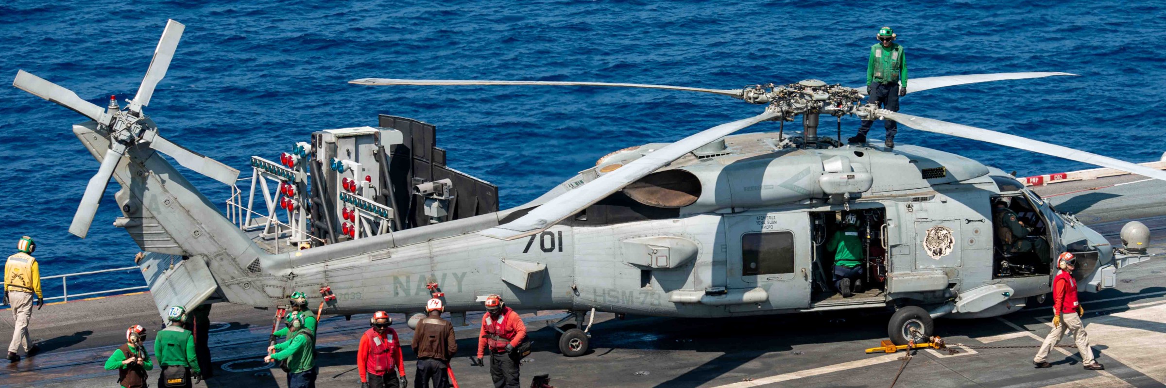 hsm-73 battlecats helicopter maritime strike squadron mh-60r seahawk cvw-17 cvn-68 uss nimitz 106