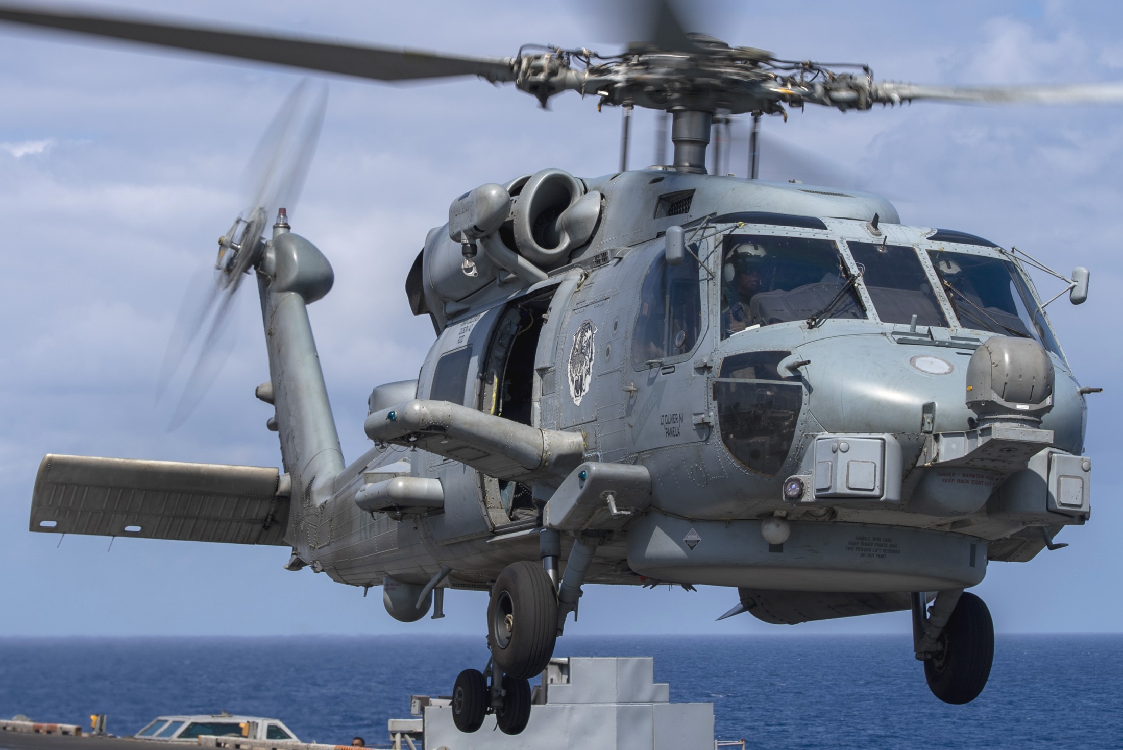 hsm-73 battlecats helicopter maritime strike squadron mh-60r seahawk cvw-17 cvn-68 uss nimitz 108