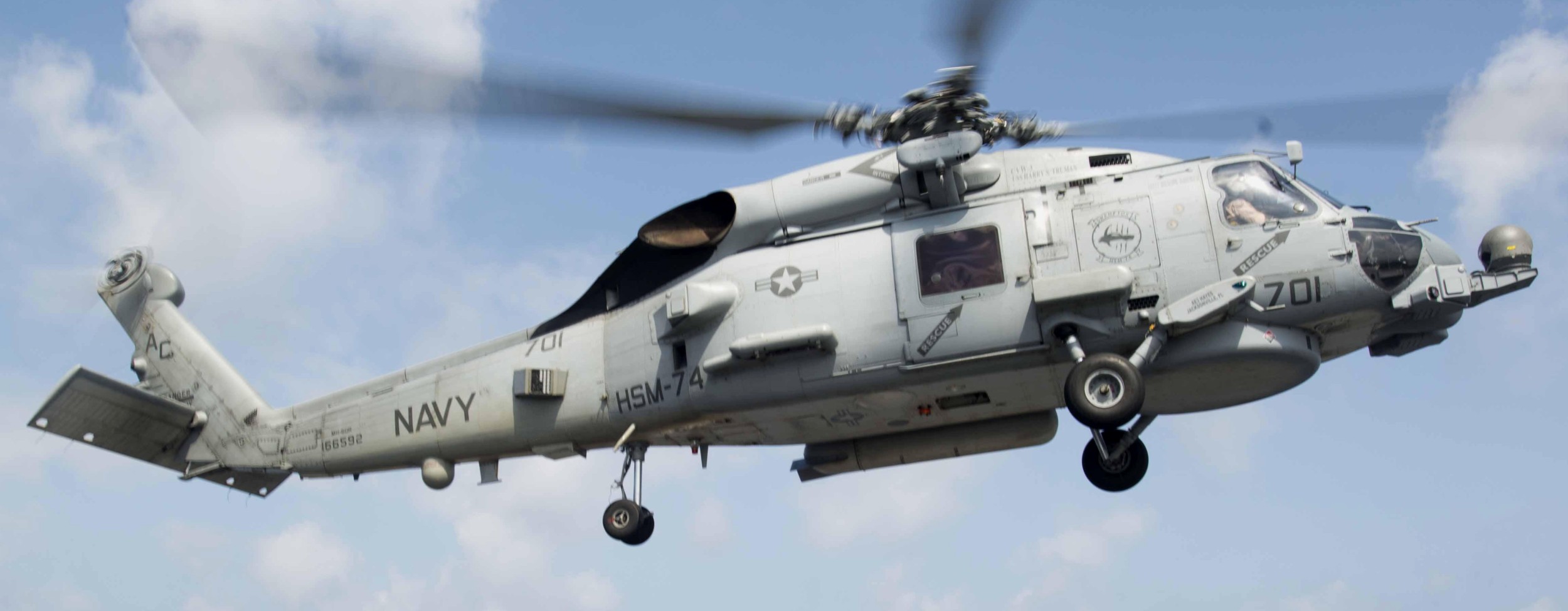 hsm-74 swamp foxes helicopter maritime strike squadron mh-60r seahawk cvw-3 cvn-75 uss harry s. truman 07