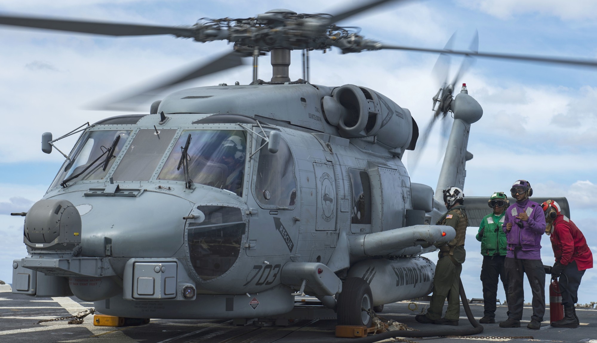 hsm-74 swamp foxes helicopter maritime strike squadron mh-60r seahawk ddg-94 uss nitze 15