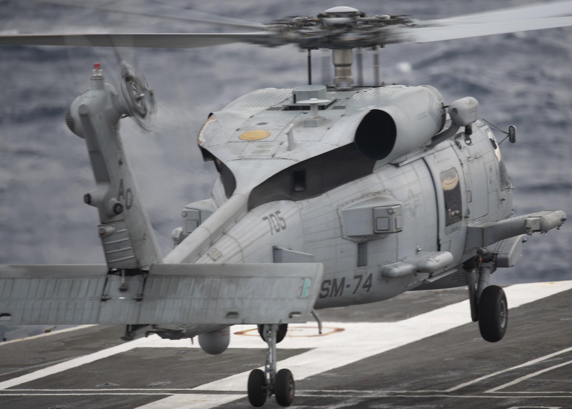 hsm-74 swamp foxes helicopter maritime strike squadron mh-60r seahawk cvw-3 cvn-69 uss dwight d. eisenhower 76