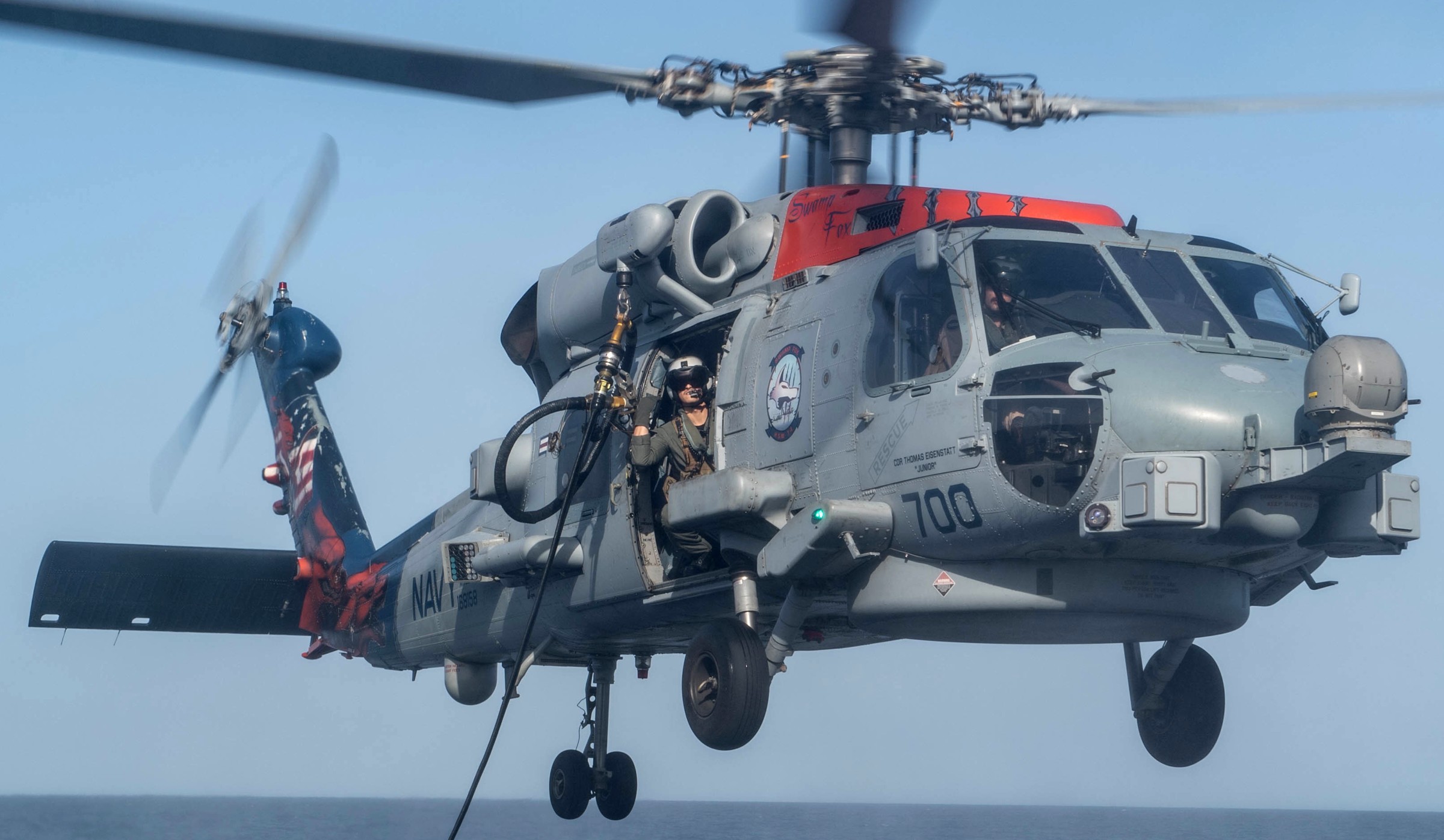 hsm-74 swamp foxes helicopter maritime strike squadron mh-60r seahawk ddg-103 uss truxtun 97