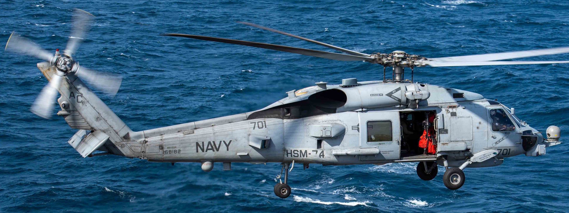 hsm-74 swamp foxes helicopter maritime strike squadron mh-60r seahawk cvw-3 cvn-69 uss dwight d. eisenhower 123