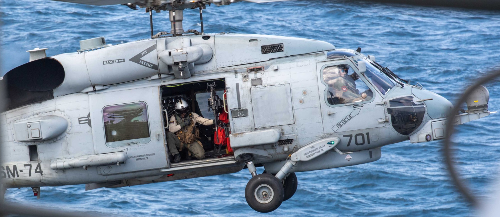 hsm-74 swamp foxes helicopter maritime strike squadron mh-60r seahawk cvw-3 cvn-69 uss dwight d. eisenhower 124
