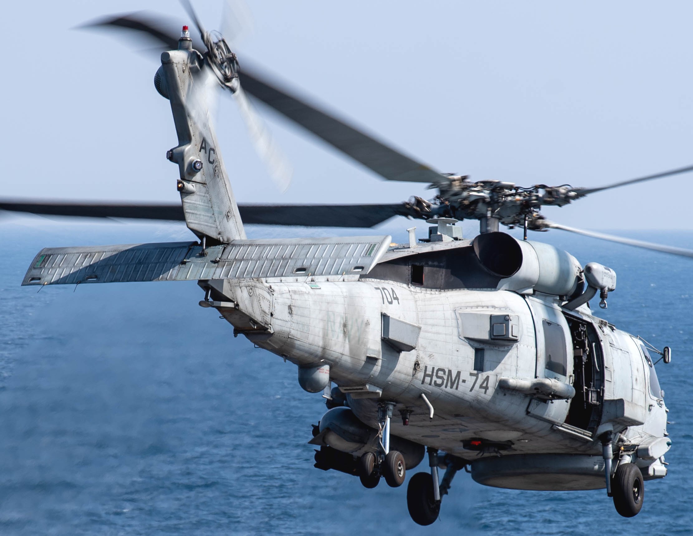 hsm-74 swamp foxes helicopter maritime strike squadron mh-60r seahawk cvw-3 cvn-69 uss dwight d. eisenhower 126