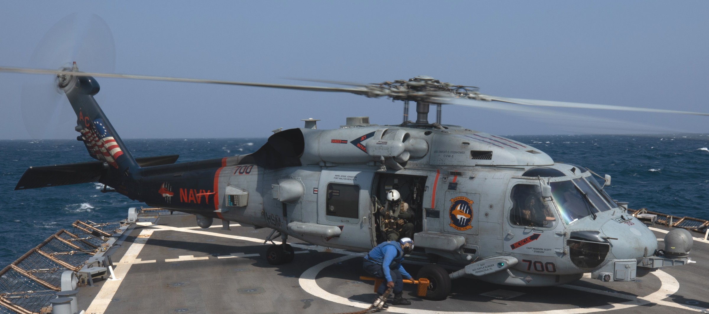 hsm-74 swamp foxes helicopter maritime strike squadron mh-60r seahawk ddg-58 uss laboon 128