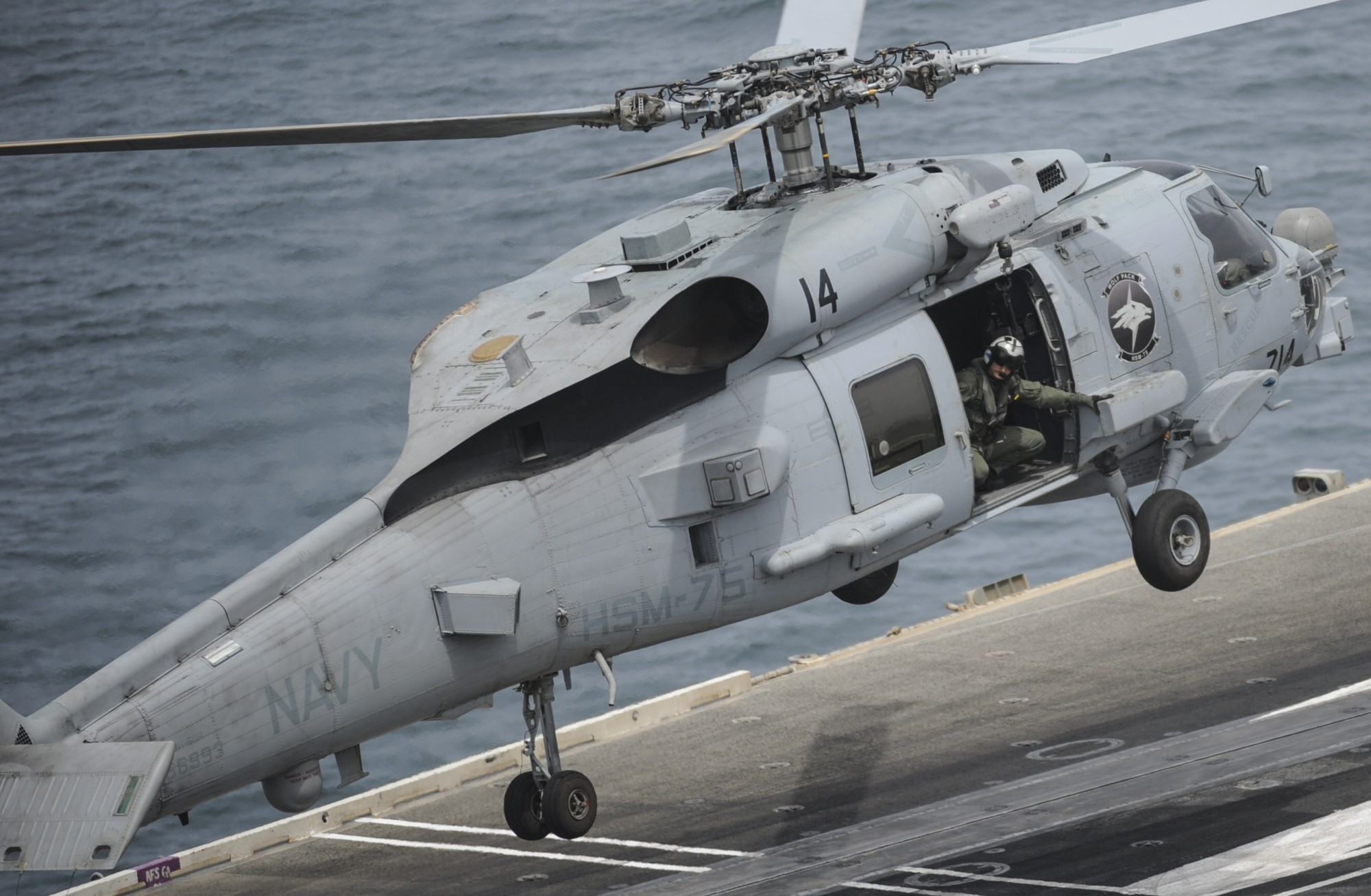 hsm-75 wolf pack helicopter maritime strike squadron mh-60r seahawk cvw-11 cvn-68 uss nimitz 10
