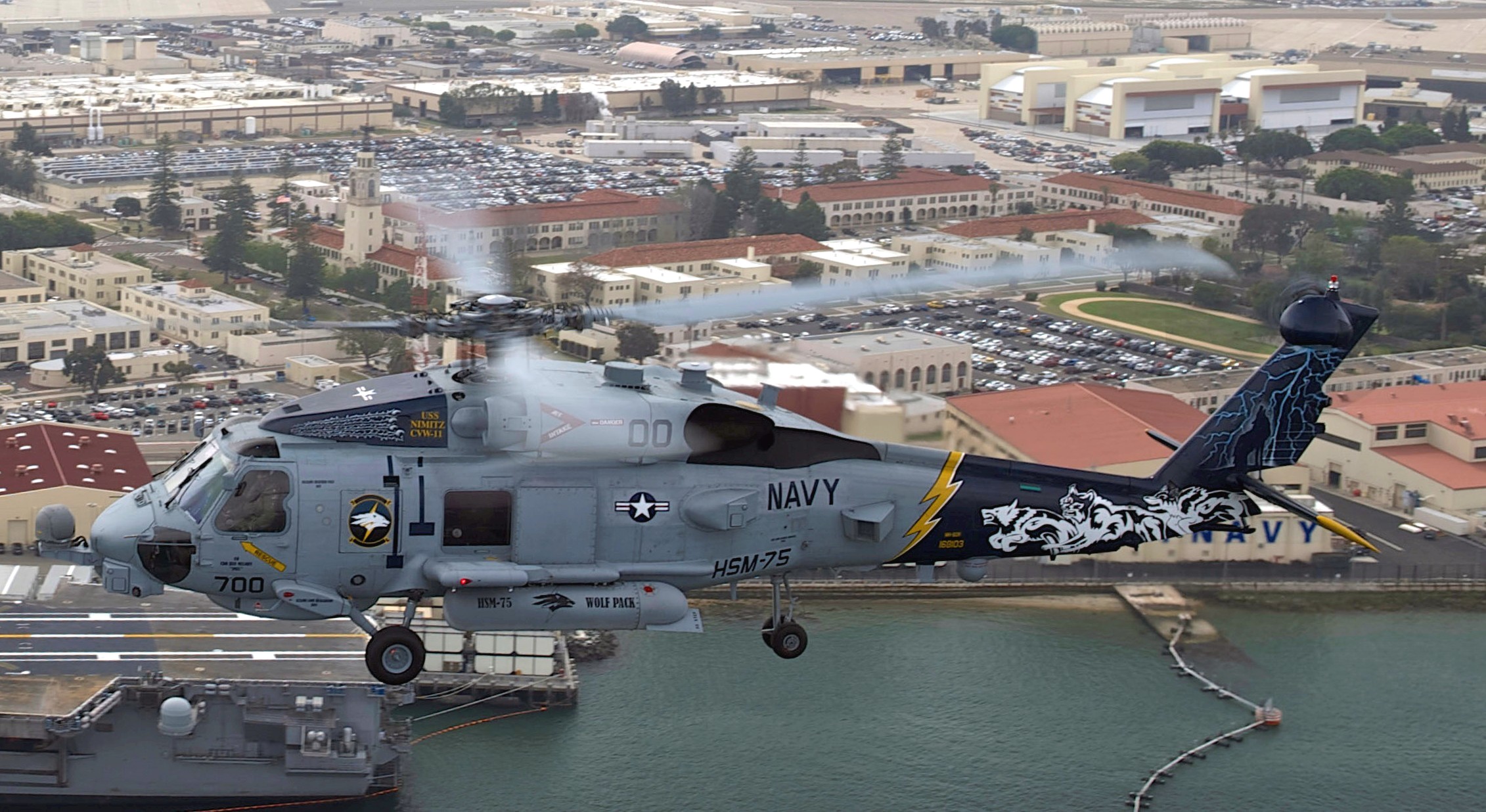 hsm-75 wolf pack helicopter maritime strike squadron mh-60r seahawk san diego california 15