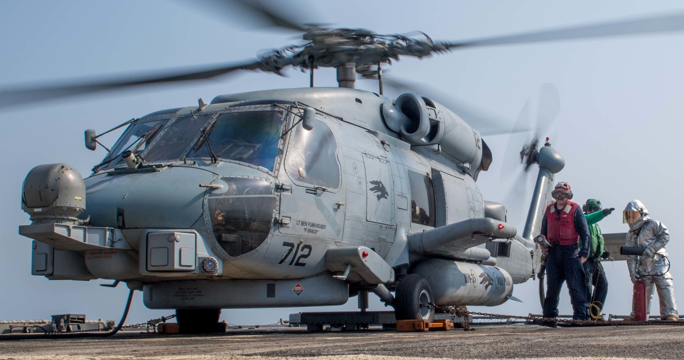 hsm-75 wolf pack helicopter maritime strike squadron mh-60r seahawk cg-59 uss princeton 33