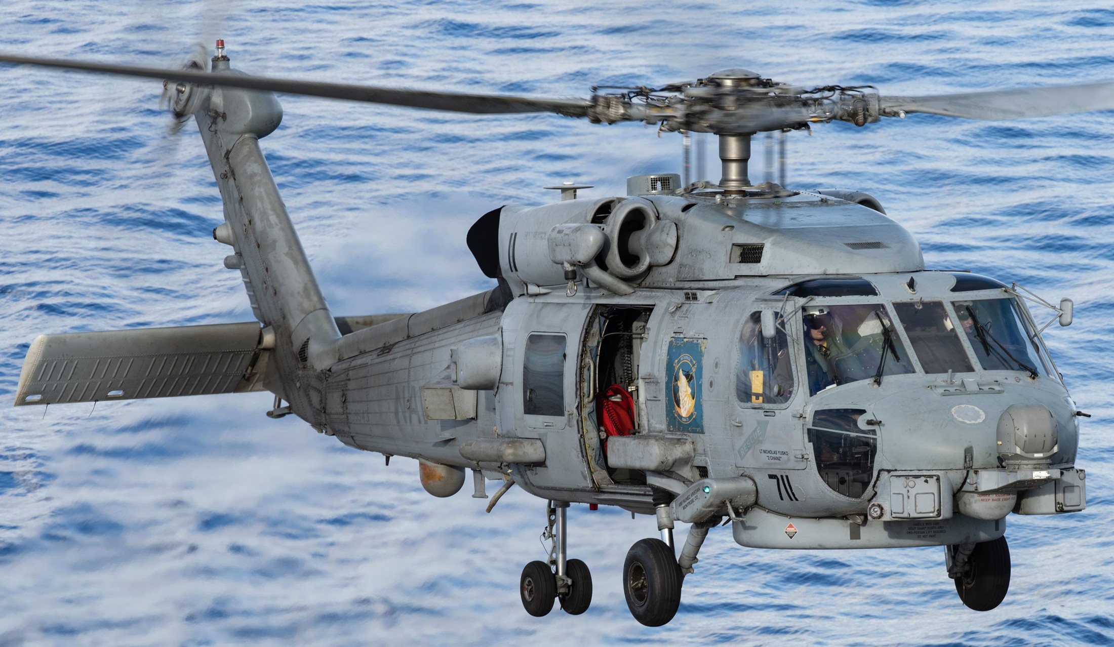 hsm-75 wolf pack helicopter maritime strike squadron mh-60r seahawk cvw-11 cvn-71 uss theodore roosevelt 2024 103