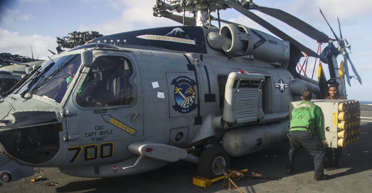 hsm-77 saberhawks helicopter maritime strike squadron mh-60r seahawk cvw-5 cvn-73 uss george washington 12