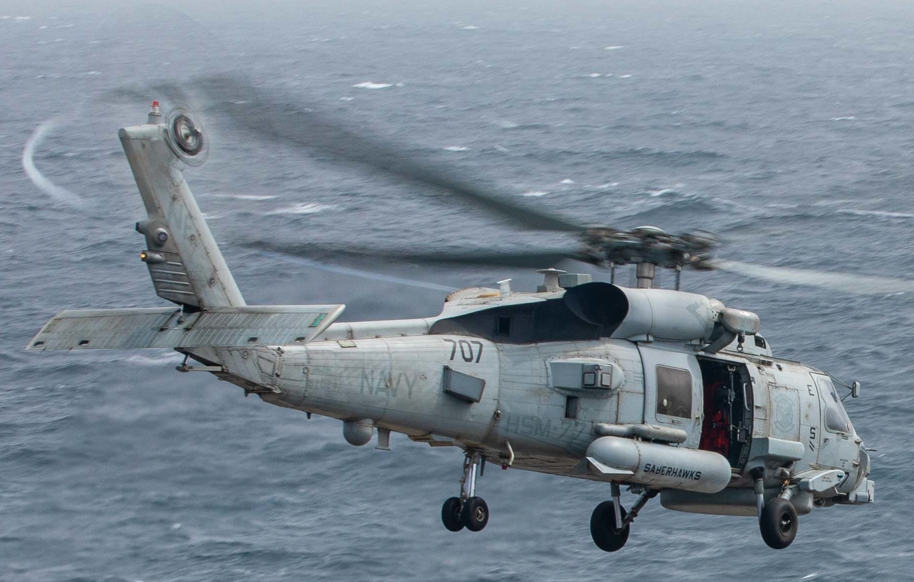 hsm-77 saberhawks helicopter maritime strike squadron mh-60r seahawk cvw-5 cvn-76 uss ronald reagan 83