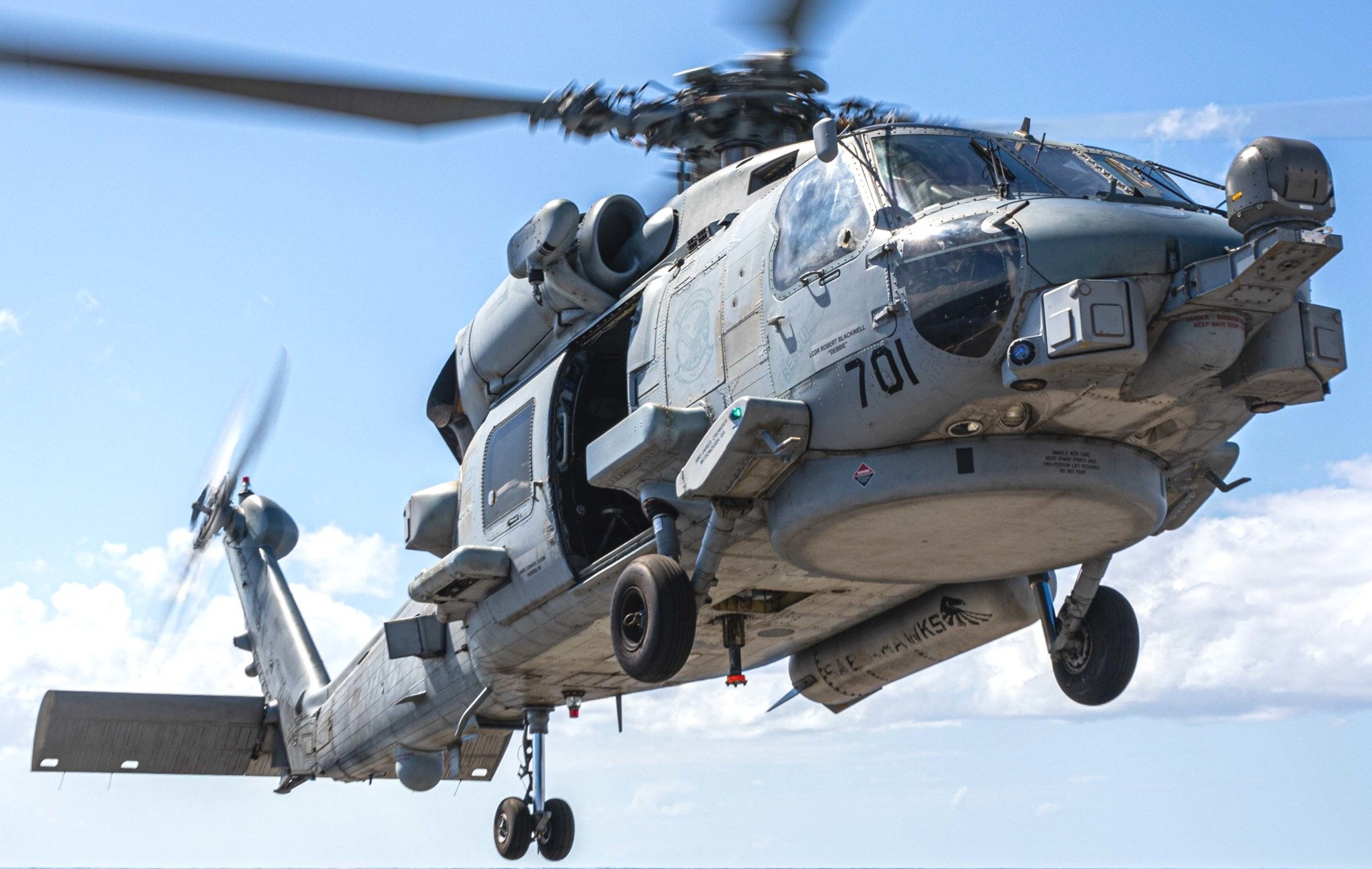 hsm-77 saberhawks helicopter maritime strike squadron mh-60r seahawk cg-62 uss chancellorsville 112