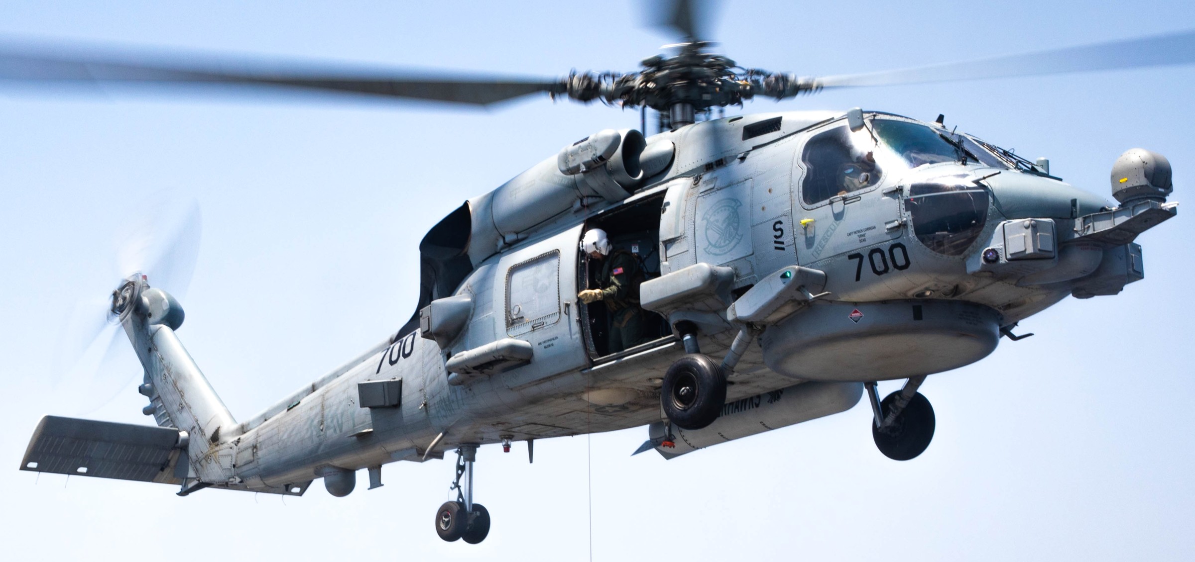 hsm-77 saberhawks helicopter maritime strike squadron mh-60r seahawk cvw-5 cg-62 uss robert smalls 2023 118