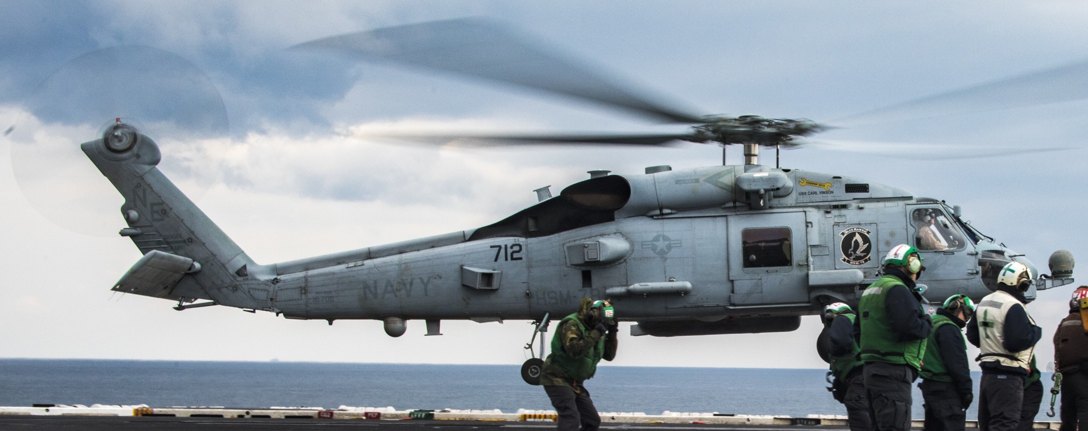 hsm-78 blue hawks helicopter maritime strike squadron mh-60r seahawk cvw-2 uss carl vinson cvn-70 09
