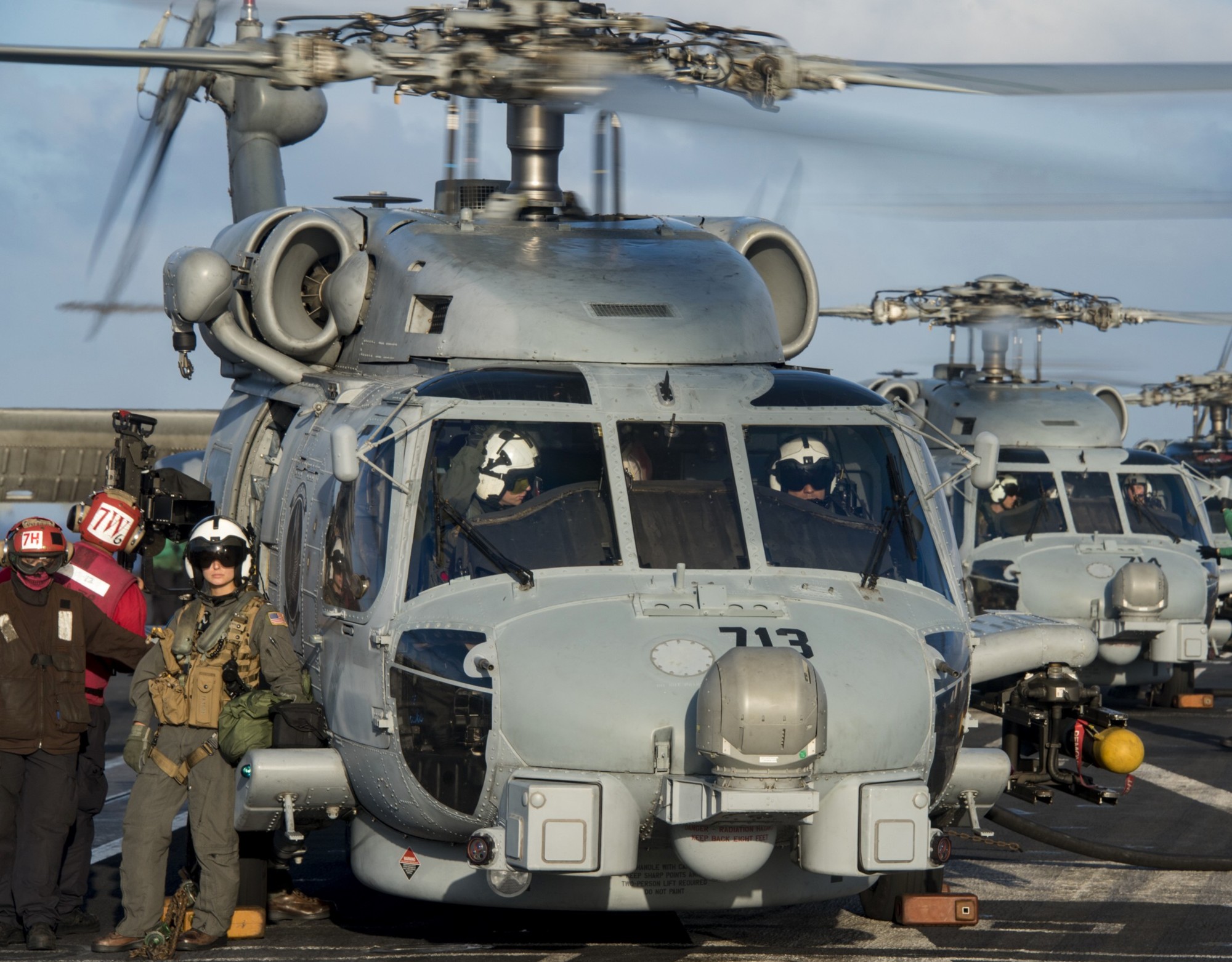 hsm-78 blue hawks helicopter maritime strike squadron mh-60r seahawk cvw-2 uss carl vinson cvn-70 2017 45