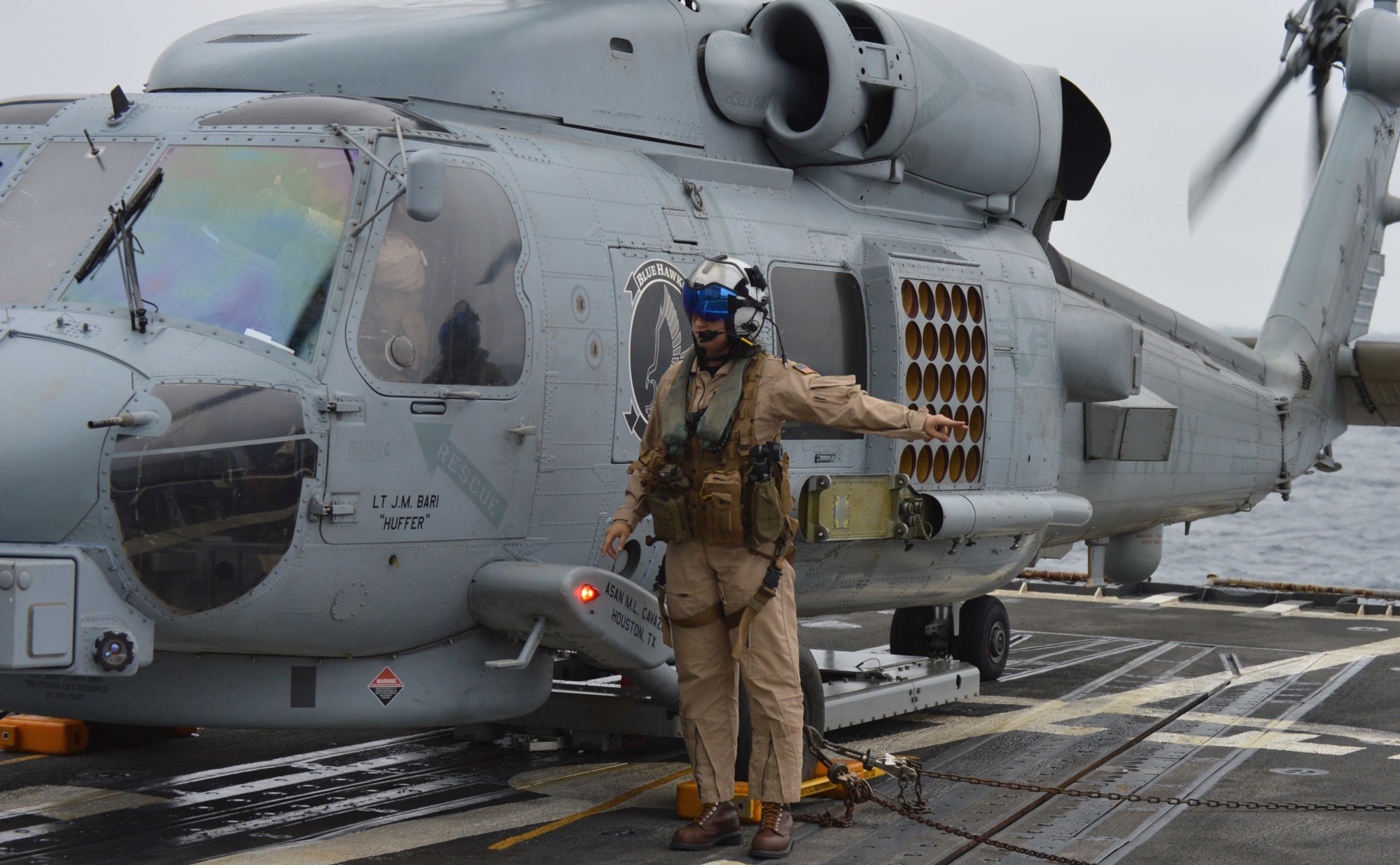hsm-78 blue hawks helicopter maritime strike squadron mh-60r seahawk us navy uss lake champlain cruiser 52