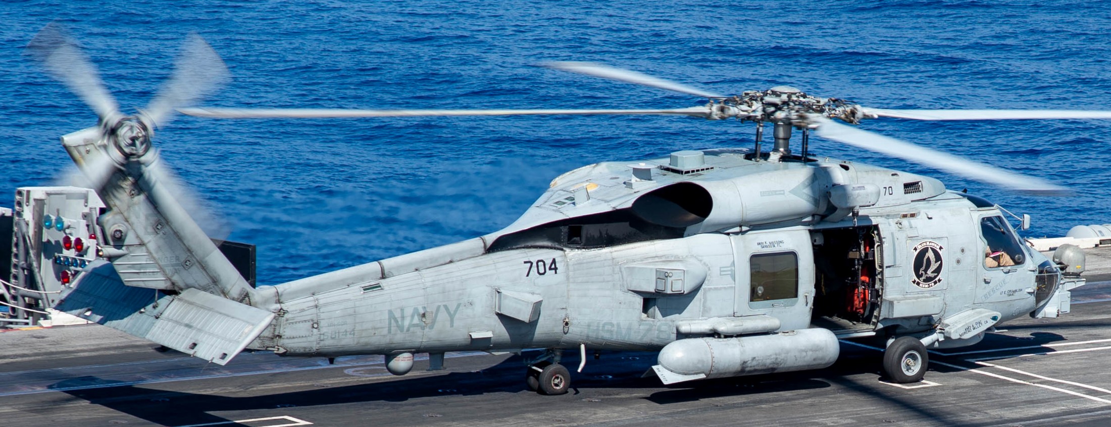 hsm-78 blue hawks helicopter maritime strike squadron mh-60r seahawk cvw-2 uss carl vinson cvn-70 63