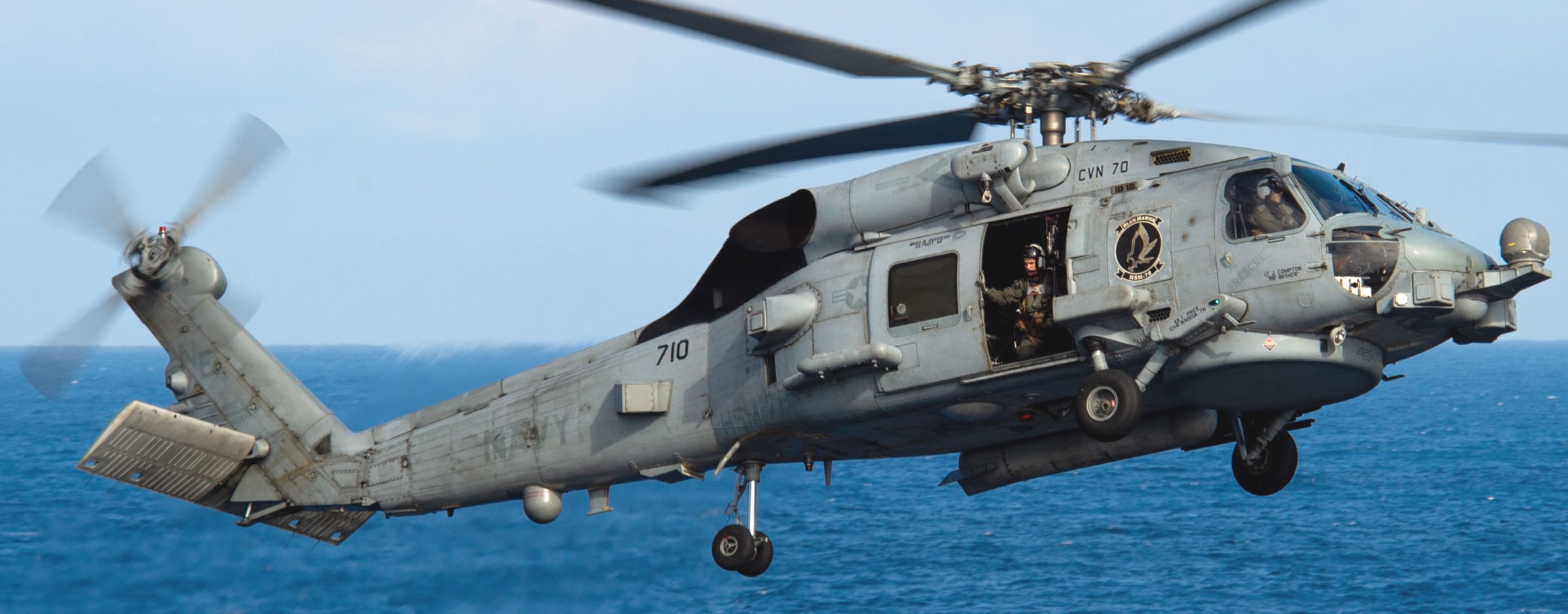 hsm-78 blue hawks helicopter maritime strike squadron mh-60r seahawk cvw-2 uss carl vinson cvn-70 67