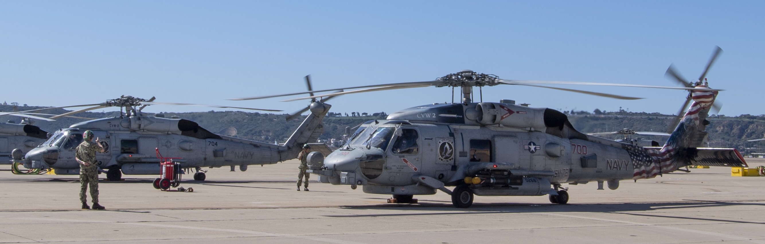 hsm-78 blue hawks helicopter maritime strike squadron mh-60r seahawk returning nas north island san diego california 78