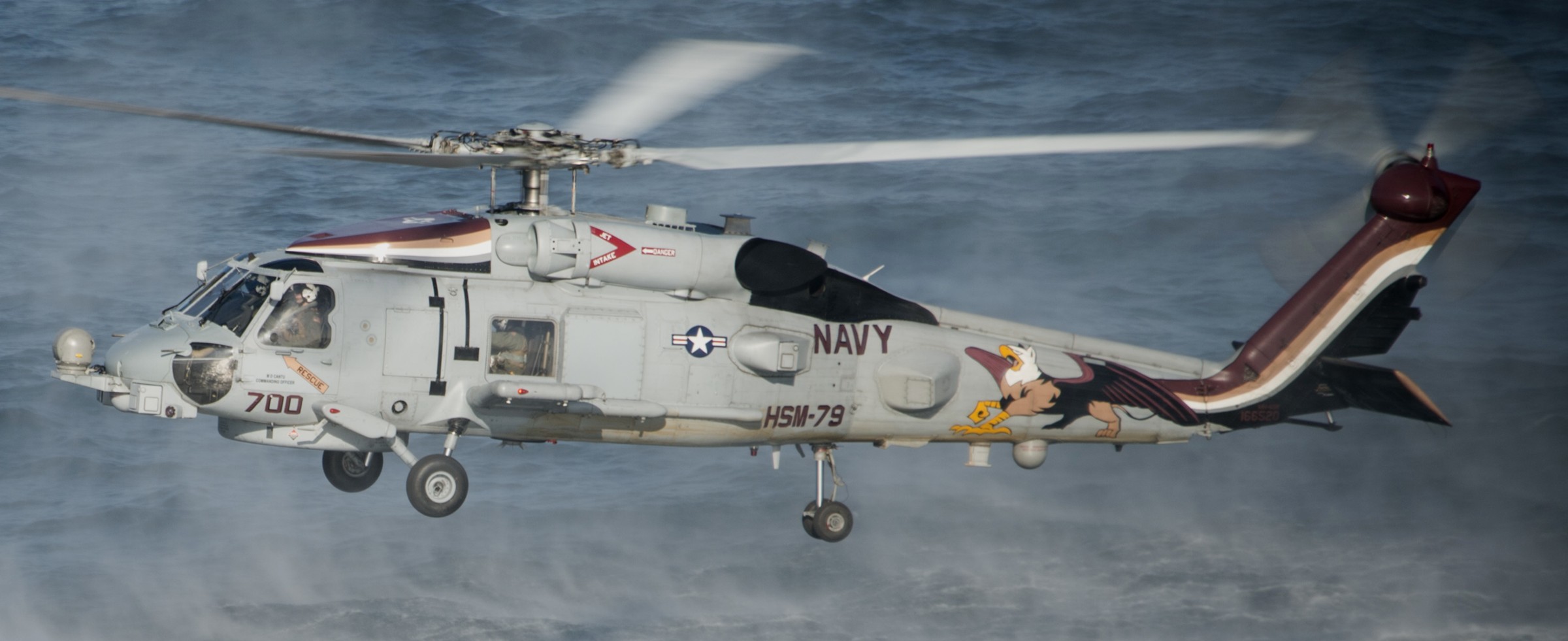 hsm-79 griffins helicopter maritime strike squadron mh-60r seahawk special livery painting 05
