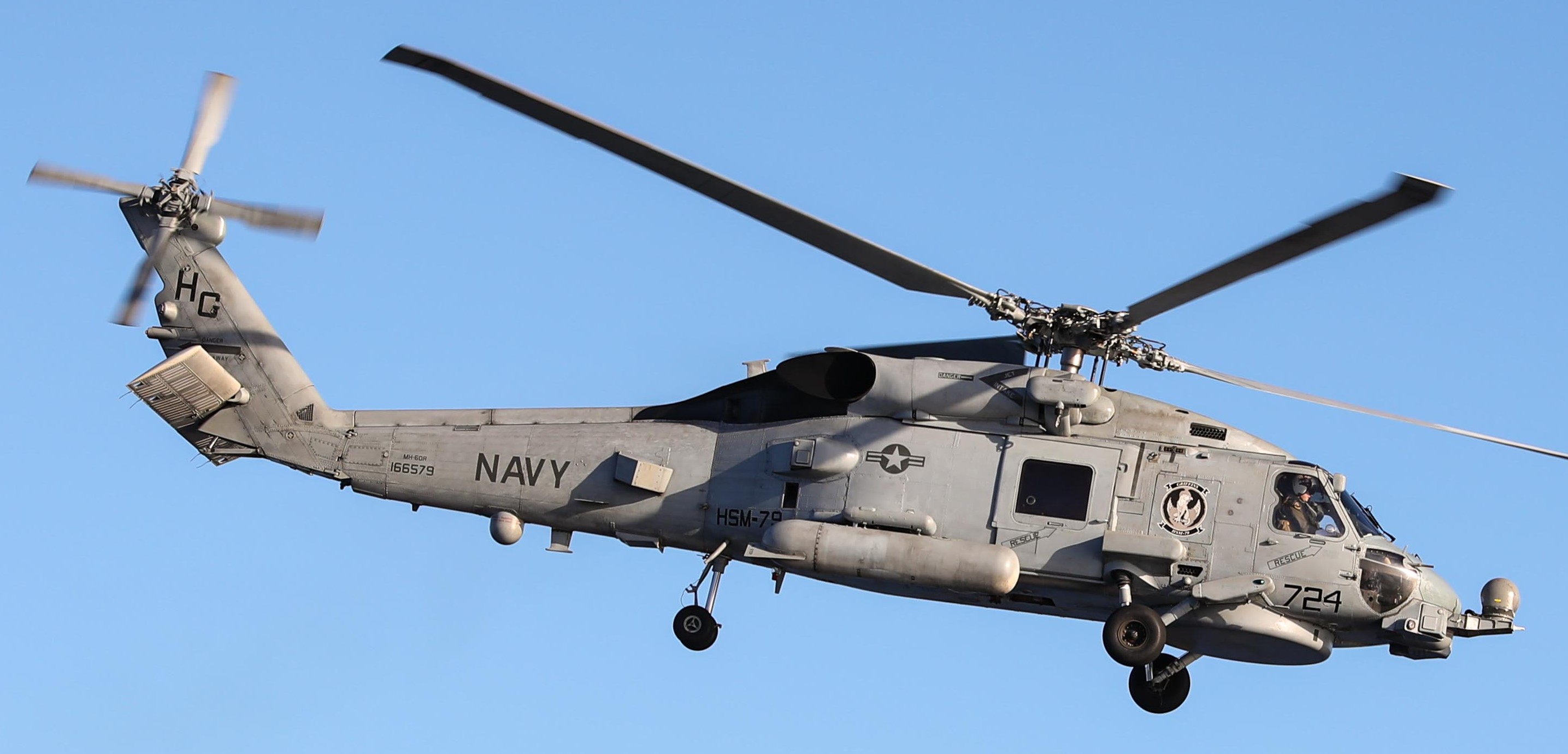 hsm-79 griffins helicopter maritime strike squadron mh-60r seahawk us navy uss ross rota 36