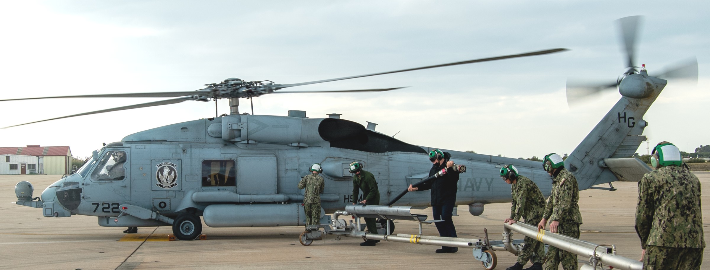 hsm-79 griffins helicopter maritime strike squadron mh-60r seahawk naval station rota spain 42