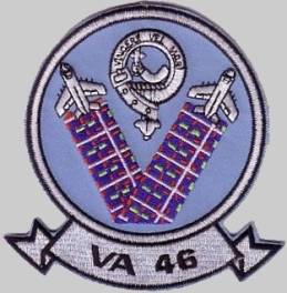 attack squadron va-46 clansmen patch crest insignia badge atkron