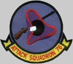 va-76 spirits crest insignia patch badge attack squadron atkron us navy