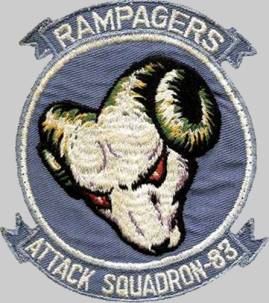 va-83 rampagers patch insignia crest badge attack squadron us navy